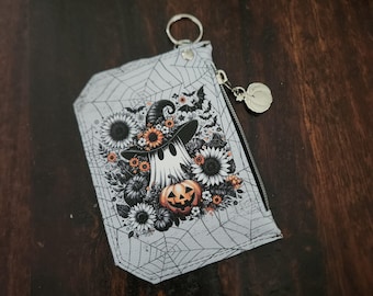 Ghost Witch Pocket Pal Wallet | Cozy Halloween Card Holder