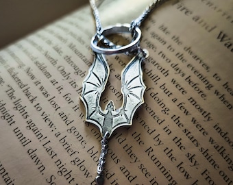 The Ring Guardian Dragon Necklace | Sterling Silver Ring Keeper