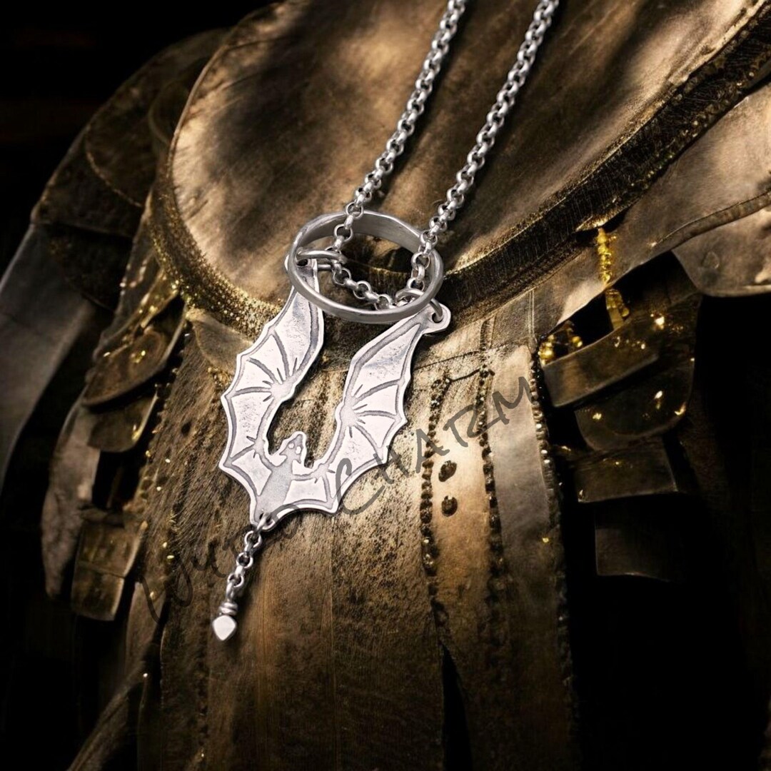 Mythic Dragon Ring Keeper Necklace: Sterling Silver Norse Ren Faire ...