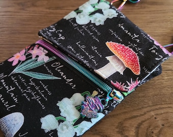 Poison Plant Phone Pouch – Witchy Apothecary Crossbody Phone Bag
