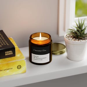 Coconut Apricot Scented Candle | Aromatherapy Gift, Home Decor, Relaxation, Self-Care, Mindfulness