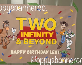 Two infinity Birthday Banner