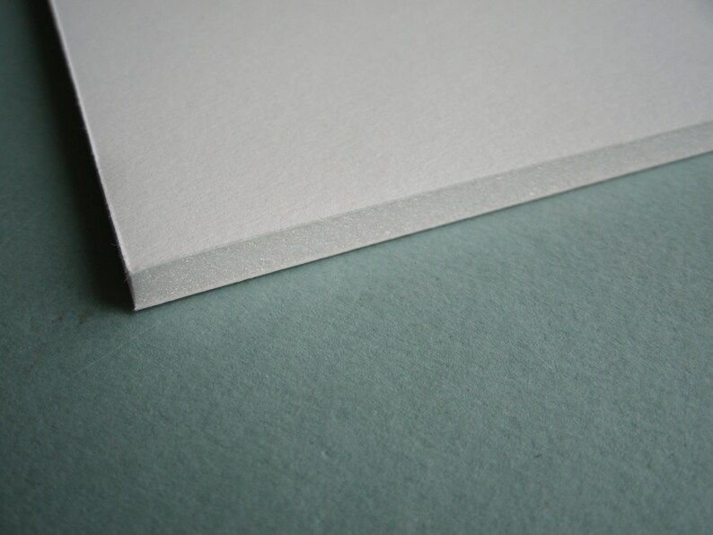 20 5 X 7 White Foam Core Picture Frame Back Board Mat Acid Free Etsy
