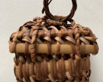 Miniature Doll House Fairy Garden Basket