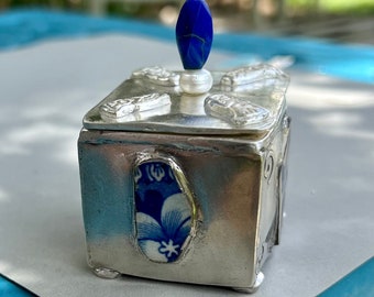 Pure Silver and Chaney Small Jewelry Box