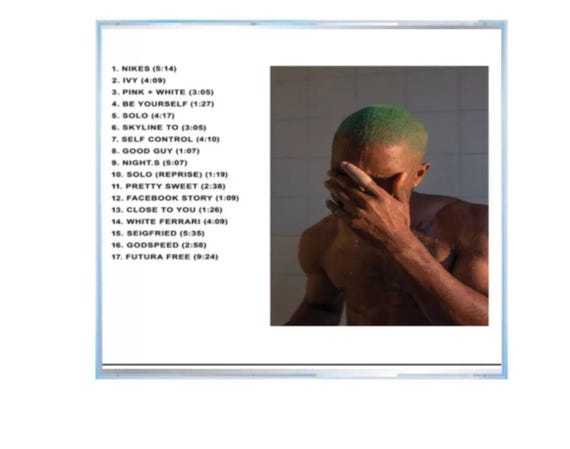 Blonde | Blond Cd - Frank Ocean - Etsy