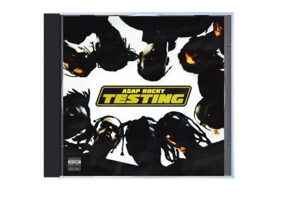 Testing Cd - Aap Rocky Asap - Etsy