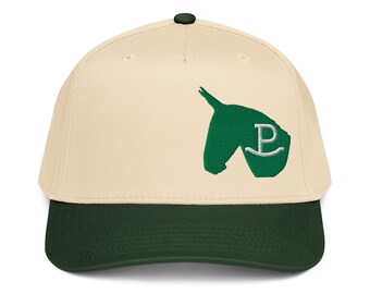 5 panel cap -Rockin P Mule Head - Green