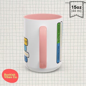 Taza con lomos de libro de Sally Rooney: un regalo para los amantes de los libros imagen 9