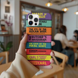 Dungeon Crawler Carl Book Spine MagSafe Compatible Phone Case, LitRPG Design, Gift for Readers and Book Lovers
