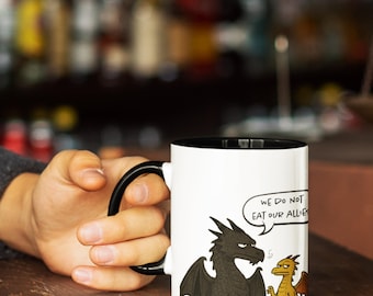 Fourth Wing Dragon Mug – Tairn and Andarna, Booktok Gift