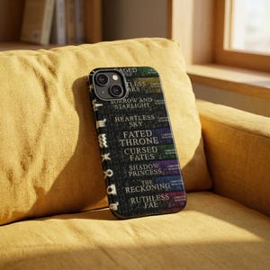 Zodiac Academy Stacked Book Spines Tough Case | Literary Phone Cover