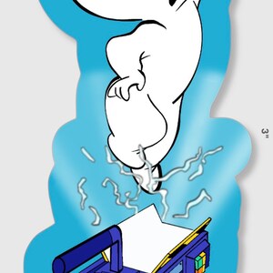 Captured Sticker by Mikey