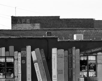 4x6" Postcard - B&W Pittsboro Book Shop North Carolina - ready to stamp, write, and mail!