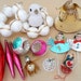 CLEARANCE - Large Collection Vintage Christmas Ornaments - Mercury Glass Balls, Mercury Glass Tear Drop, Package Tie-Ons, Velvet Angel