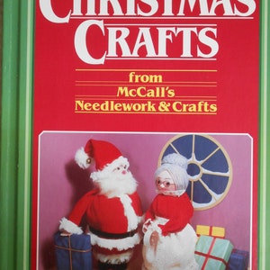 Christmas Crafts from McCall&#39;s Needlework & Crafts, Christmas Craft Book, Christmas Stocking Patterns