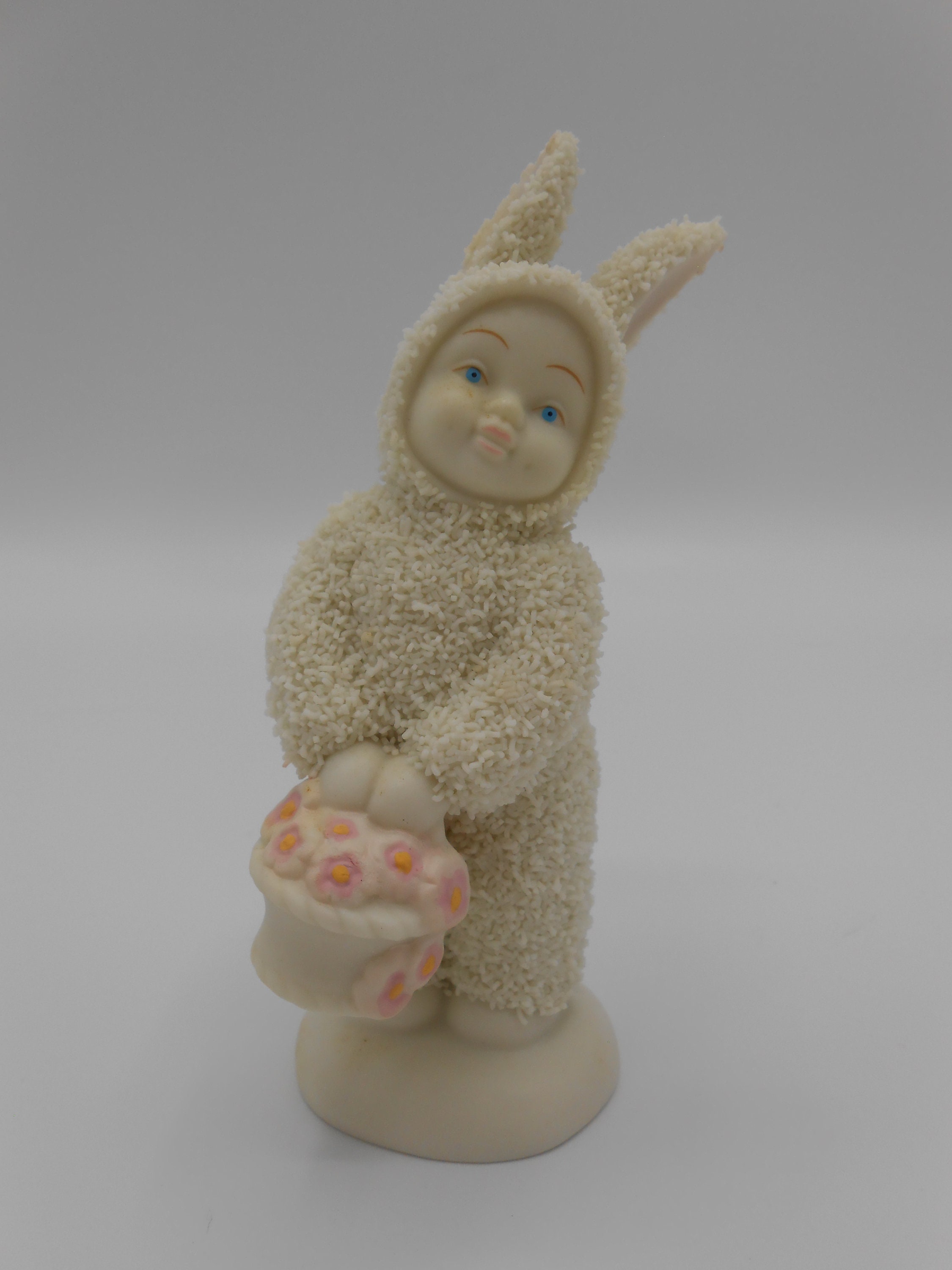 Snowbunnies Department 56 /"Flower Basket/" Easter 2000
