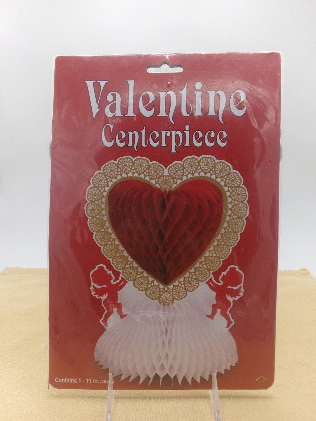 Beistle Valentine Pop-Over Centerpiece - 10 Inch Tissue & Board Decoration, Party Table Decor