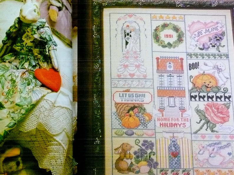 Home is Where The Heart Is An American Sampler Kooler Design Studios Cross Stitch Book