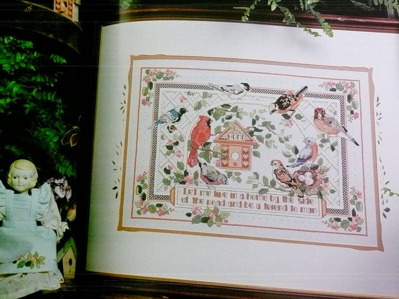 Home is Where The Heart Is An American Sampler Kooler Design Studios Cross Stitch Book