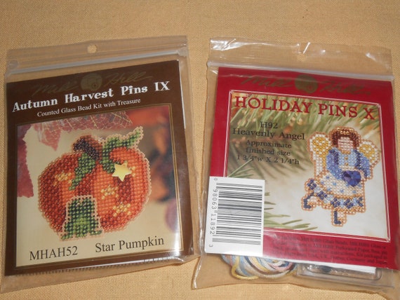 Heavenly Angel Bead Ornament Kit Mill Hill 2000 Winter Holiday