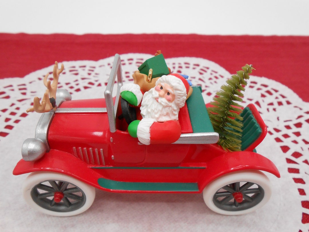 Hallmark 1991 Collector's Series Here Comes Santa Series - Etsy