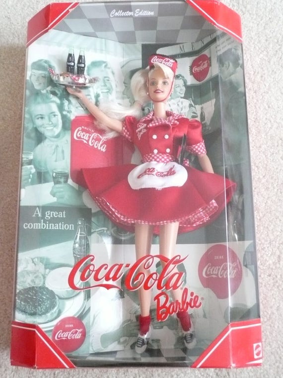 coca cola barbie collection