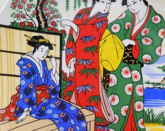 Hand Painted Ceramic Japanese 