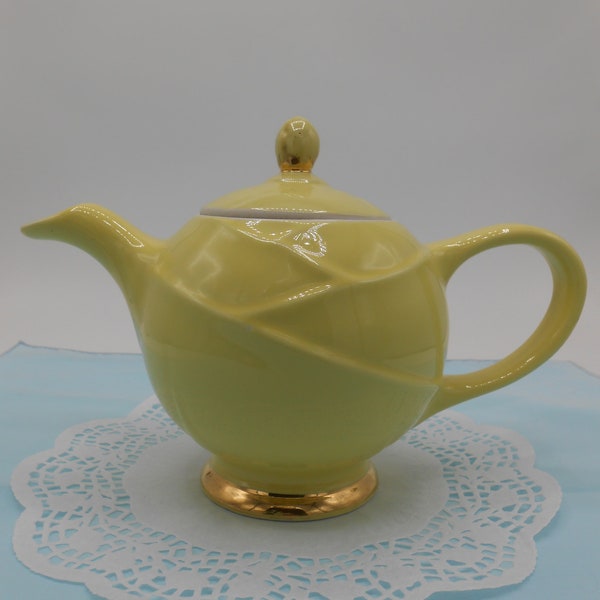 Yellow Teapot Etsy