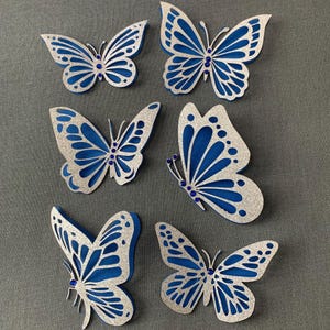 Papier cartonné Papillons 3D