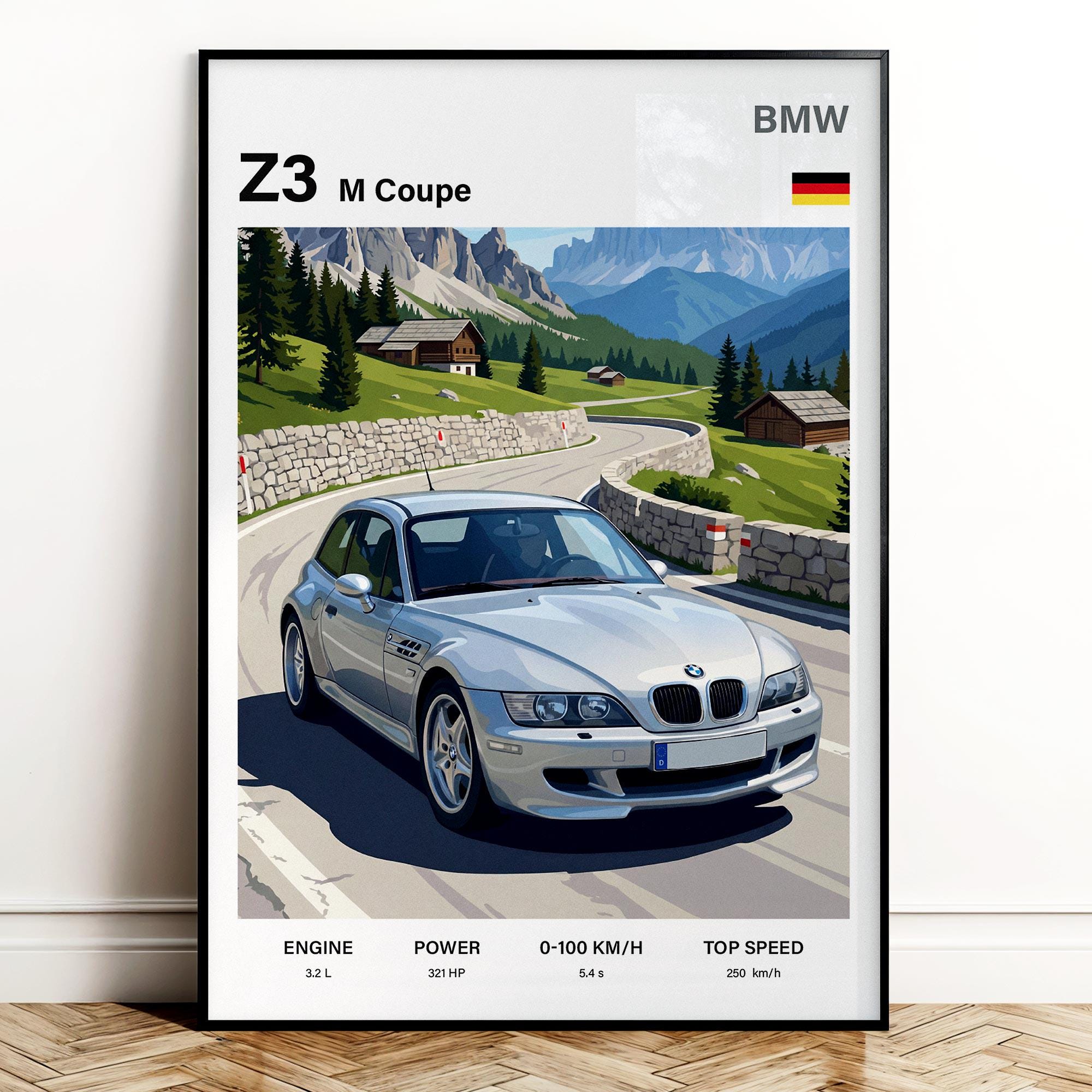 Bmw z3 poster - Etsy 日本