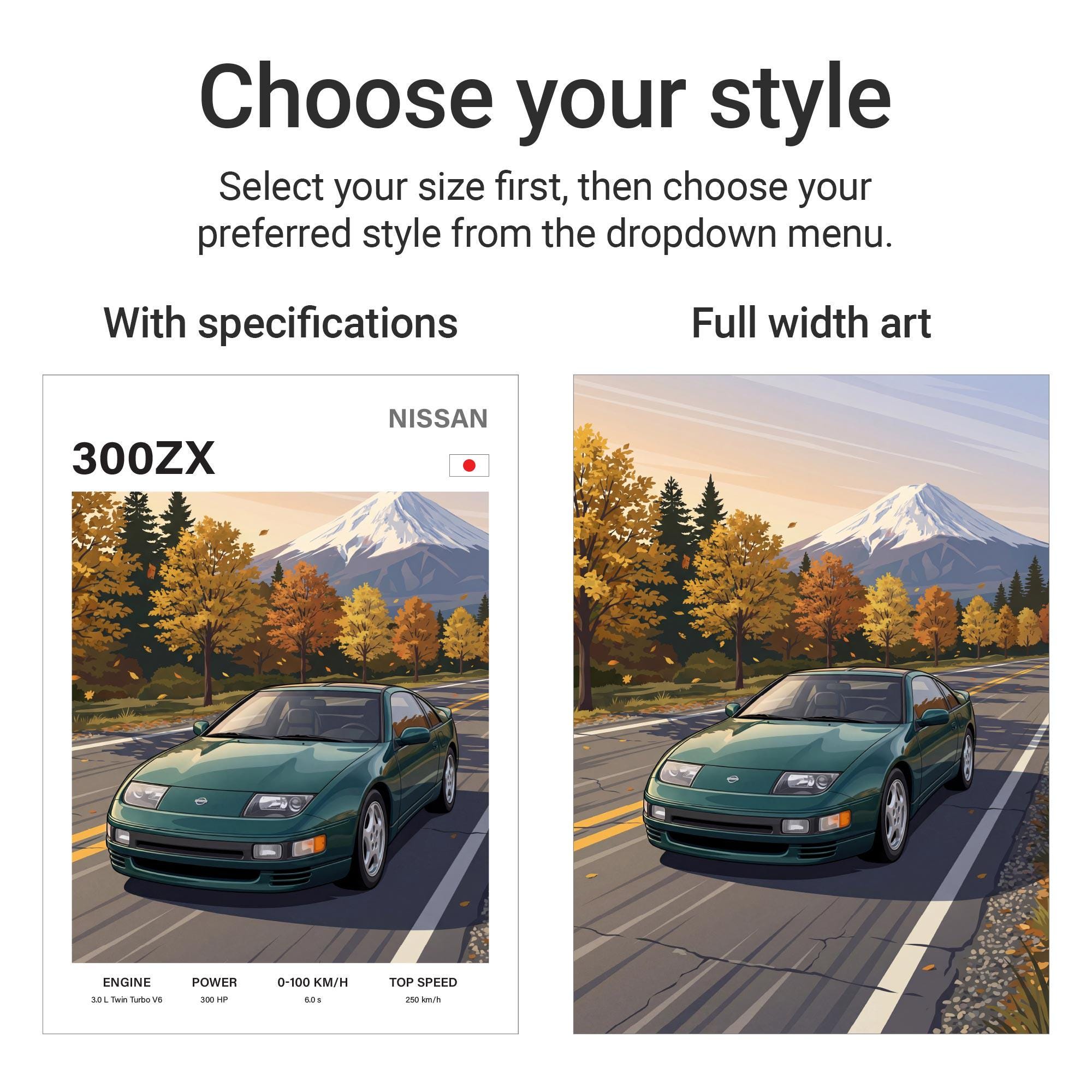 ポスター 280-ZX Turbo Nissan Poster – Poster Museum