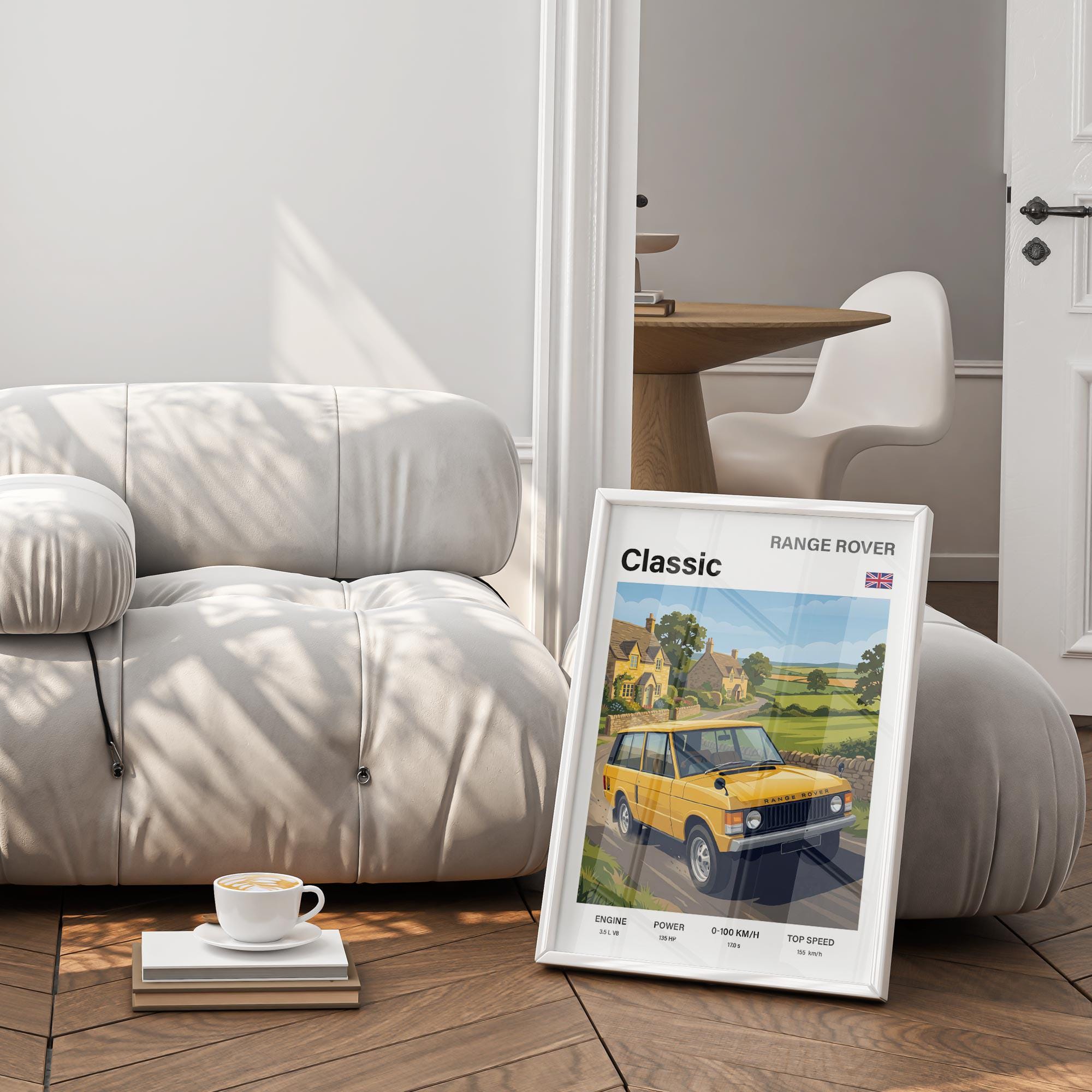 Range Rover Classic Poster Wall Art | British Legend Decor | Gift for ...