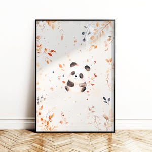 Panda poster for kids | Wall decor | children's room nursery | Picture Decoration