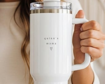 Personalised Mum Tumbler With Name New Mama Gift Baby Shower First Time Mummy