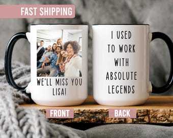 Colleague Leaving Gift Mug - Retirement Gift For Work Friend - Custom New Job Gift - Work Bestie Leaving Gifts - Coworker Boss Leaving Gift