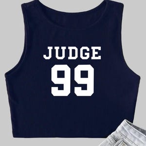 Aaron Judge Shirt, Aaron Judge Ribbed Crop Top, New York Yankees Shirt, MLB, Baseball Shirt