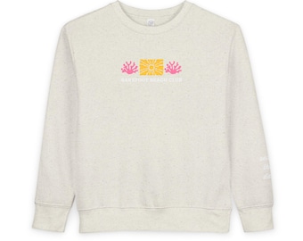 Camiseta de cuello redondo para niños pequeños de Barefoot Beach Club en color Little Luz (Fotosíntesis)