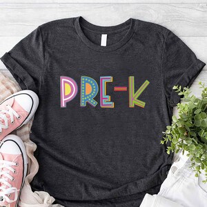 Pre-K Shirt,Pre-K Shirt For Teacher,Pre K Shirts Kids,Back To School Shirt, Teacher Appreciation Gift,Pre-K Squad Shirt,Pre-K Vibes Shirt