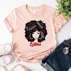 Latina Woman Shirt,Hispanic Heritage Month Shirt,Latina Tee,Mexican Mexico,Spanish Tee, Spanish Wording Shirt, Spanish Shirt, Hispanic Shirt
