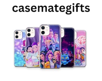 K-Pop Dämonenjäger Handyhülle, Anime Girl Design, Cute Cartoon Anime Cover, Einzigartiges Geschenk für Fans, Schutzhülle für iPhone & Samsung Pixel