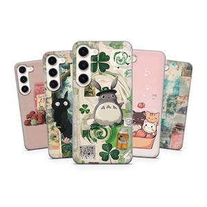 Funda de teléfono japonesa artesanal con diseño de mood board para iPhone 16e, 15, 14, Google Pixel 9 Pro, 8, 7A, Samsung S25 edge, S24