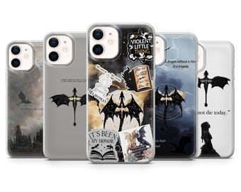 Fourth Wing Dragon Phone Case – Fantasy Art Cover for iPhone, Samsung, Pixel