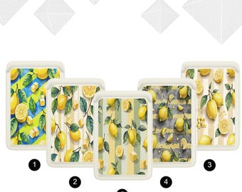 Lemon Leather MagSafe Wallet: Magnetic iPhone Card Holder