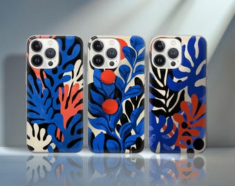 Henri Matisse Phone Case Abstract Botanical Art, Floral Pattern, Artistic Gift for Nature Lovers
