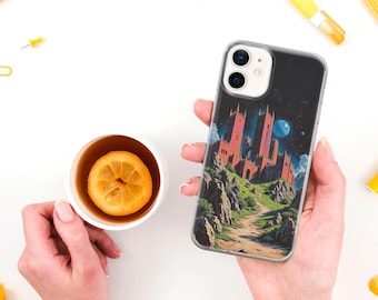 Medieval Castle Phone Case for iPhone 17 Pro Max, 16, 15, 14, 12, Samsung S25 Ultra, Pixel 10 XL, 9a, 8 | Renaissance Art Cover