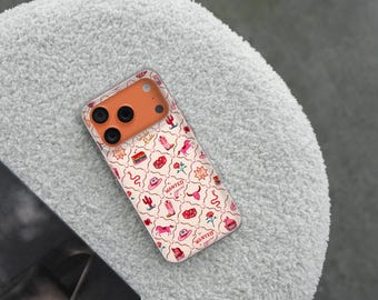 Funda para teléfono con vaquera costera rosa, funda de verano, ¡Viva la vaquera!, funda azul, funda playera, estilo bohemio occidental.