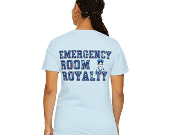 Camiseta de la realeza de la sala de emergencias: regalo para el personal sanitario