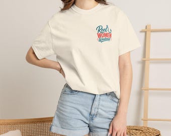 Reel Women Weekend T-shirt | Fishing Hook Typography Tee