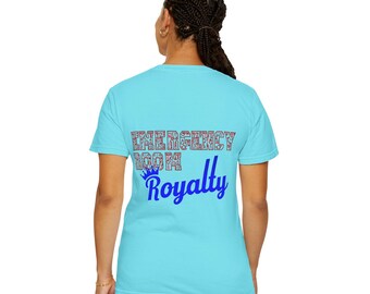 Camiseta de enfermera de urgencias: diseño personalizado de latidos del corazón